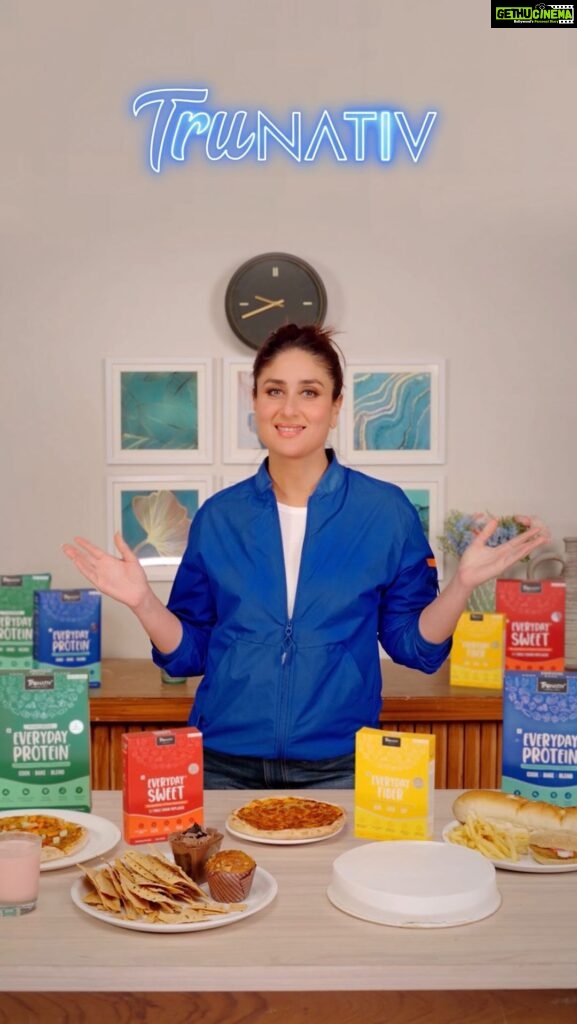 Kareena Kapoor Instagram - Who says healthy has to be boring? 🤷🏻‍♀️ This World Health Day, join me on a journey towards a healthier tomorrow with @trunativ Everyday Range 💁🏻‍♀️ With their innovative products it’s easy to solve nutritional challenges and #AddTheGood to your plate & your Everyday 😋 #WorldHealthDay #TruNativ #AddTheGood #NutritionSimplified