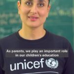 Kareena Kapoor Instagram - As a UNICEF India advocate for education, I have personally witnessed the importance of education to children and the impact on their future. But it’s not always an easy path… so here are 5 tips on what you can do at home to support your child’s learning. #3YearsOfNEP #ForEveryChild, education @eduminofindia