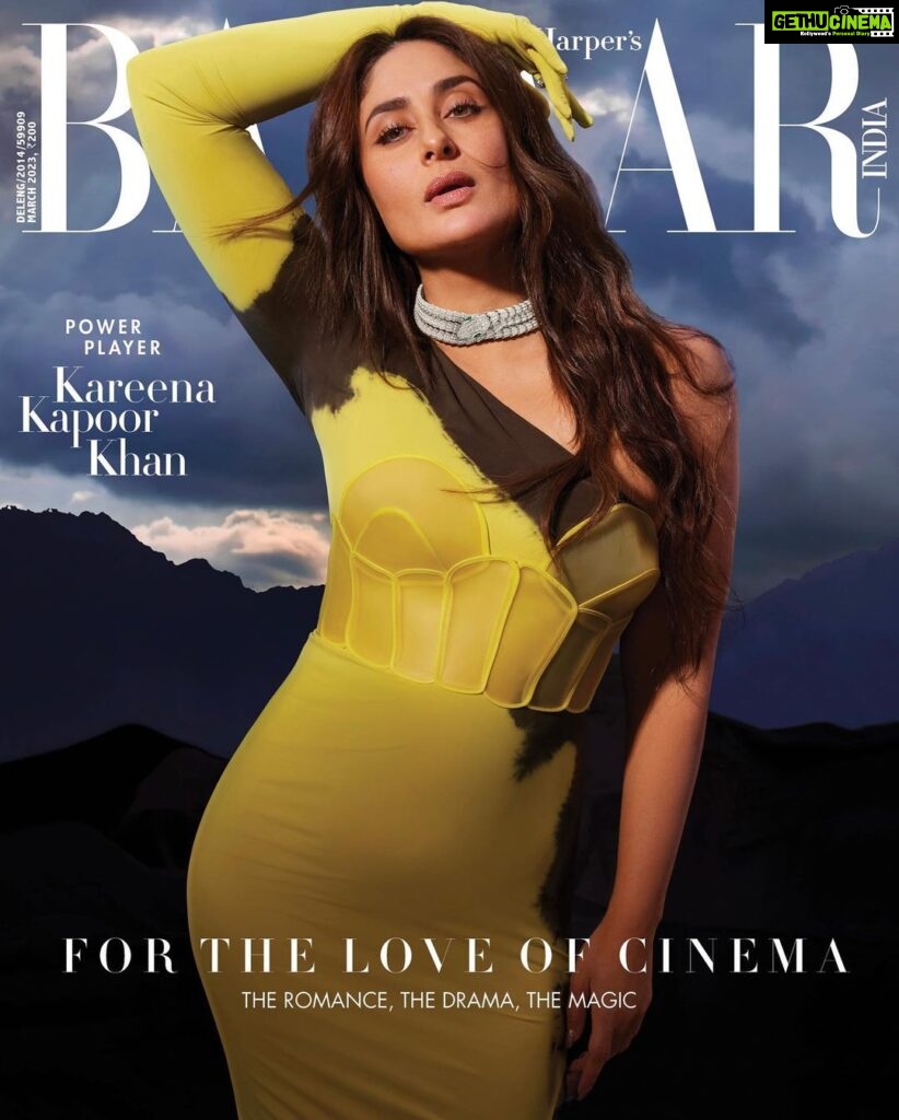 Kareena Kapoor Instagram - Bazaar India's 14th Anniversary Issue coverstar is cinema royalty—for she has dominated the silver screen for over two decades now. Kareena Kapoor Khan (@kareenakapoorkhan) is calmer, stronger, and wiser, as she nears 23 glorious years in Indian cinema. In conversation with Bazaar India Editor Nandini Bhalla (@nandinibhalla), the 42-year-old opens up about evolving as an individual, mastering the art of staying relevant in today's times, and more. ⠀⠀⠀ An excerpt from the interview: Nandini Bhalla: Kareena, what, according to you, does it mean to be a star? Kareena Kapoor Khan: "I don't consider myself a star. I believe everyone is special, and I think today, everyone wants to be known as an actor...not a star. That is the new standard of cinema, as it should be, you know? In my own family, I have seen Shammi [Kapoor] uncle, Shashi Kapoor, and Rishi Kapoor...who were some of the finest actors. So, for me, it was always about being a good actor rather than being just a 'star'." Editor: Nandini Bhalla (@nandinibhalla) Photographs: Sasha Jairam (@sashajairam) Styling: Divyak D'Souza (@divyakdsouza) Make-Up: Mickey Contractor (@mickeycontractor) Hair: Yianni Tsapatori (@yiannitsapatori) Fashion Assistant: Jhanvi Pallicha (@jhanvi_pallicha) Artist's PR Agency: Think Talkies (@think_talkies) Artist's Management: Naina Sawhney (@nainas89), Versis Entertainment (@versis_entertainment) Production: P Productions (@p.productions_) Kareena is wearing an asymmetric tie-dye dress and yellow rubber corset, both Bloni (@bloni.atelier) and Serpenti High Jewelry Necklace, Bulgari (@bulgari) Read our covergirl's full interview in the latest issue of Bazaar India, on stands now. . . . . . . #BazaarIndia #KareenaKapoorKhan #BazaarIndiaCover