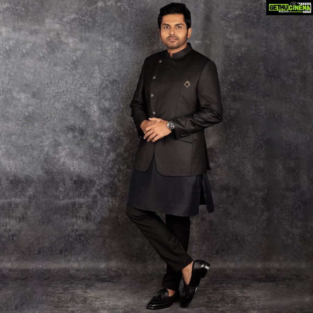 Karthi Instagram - For #PS2 Trailer launch event. Styled by - #PoornimaRamaswamy Wearing - @rohitgandhirahulkhanna @ethoswatches Photography - @arunprasath_photography