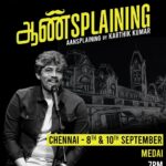 Karthik Kumar Instagram - Weekend Celebrating 20 years of @evamentertainment 🥳 with back to back shows of Aansplaining in Chennai!! Tickets at www.karthikkumar.live #Aansplaining #standupcomedy #20yearsofevam #jokes #funny #comedy Chennai, India