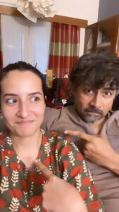 Karthik Kumar Instagram - Look at us blind react to this. Also, YOU ALWAYS WANT MORE ATTENTION @evamkarthik !!! I love you infinity!