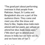 Karthik Kumar Instagram - Indian comedians have had tremendous success overseas not only financially, but also in terms of supporting a comedy culture which has now begun to take on an identity of its own. Before the international markets mature and we see a plateau in demand, Indian comedians should continue adding notches to their belt, gaining valuable experience and making a mark abroad. Check out the full piece at the link in bio. . . . #deadant #deadantco #indiancomedy #comedyindia #indianstandupcomedy