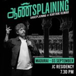 Karthik Kumar Instagram - Thrilled to announce upcoming shows of Aansplaining by @evamkarthik coming to Trichy and Madurai! 🔥🎤 In this special show, we'll delve into the complexities of gender stereotypes, break down barriers, and challenge societal norms. 🌟 Whether you identify as male, female, or anywhere along the gender spectrum, this show is for you! We'll celebrate diversity, encourage dialogue, and promote equality for all. 🌈🙌 Link in bio for tickets 🎟 #Trichy #Madurai #Aansplaining #standupcomedy #comedy #genderequality equality