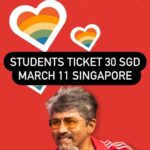 Karthik Kumar Instagram – Singapore show March 11. Students pricing 30sgd. Tickets in bio. @sisticsingapore #standupcomedy #genderequality #womensday