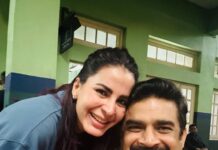 Kirti Kulhari Instagram - रहना है तेरे दिल में @actormaddy 🤪🥰 #somethingscooking 🤩❤️ #hushhush 🤫