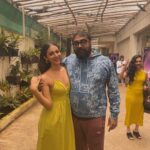Madhurima Roy Instagram - Honoured and blessed to be a part of this gripping, edge of the seat, amazing film! With the main man @anuragkashyap10 and the cast and crew of #dobaaraa .. More pictures to follow ✨ Wearing @fancypantsofficial Hair and makeup @kimberlyfuey .. #dobaaraa #screening #premiere #cultmovies #athena #vermillion