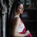 Madhurima Roy Instagram - Scouser, saree edition 🔴✨ iykyk x Wearing @forsarees Captured by @the_little_lens .. #sareephotoshoot #indianwear #traditionalwear #redsaree #desiwear #portraitshoot