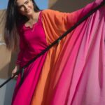 Madhurima Tuli Instagram - Anything is possible with sunshine and a little pink 💖💖 Wearing @byutify.in 📸 @o_chhayachitrakar