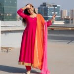 Madhurima Tuli Instagram - Anything is possible with sunshine and a little pink 💖💖 Wearing @byutify.in 📸 @o_chhayachitrakar