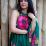 Madhurima Tuli Instagram - ✨💚✨ Wearing ~ @byutify.in 📸 ~ @o_chhayachitrakar @lacelebrite05