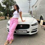 Madhurima Tuli Instagram - Manifesting 👀🥰♥️ #car #jaguar #clouds #beauty #love