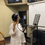 Madhushree Instagram – Very #melodies  #romantic  #duet #song for upcoming film …#recordings  #chennai #tamil  #yesterday  #music #vijayantony