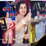Madhushree Instagram - Hat trick 3 #major #awards in one weekend #ananadavikatan awards 30th March #behindwoodsgoldicons awards 1st April, #jfw awards 2nd April .. for #mallipoo song in Chennai . #vtk #arrahman #gautammenon #silambarasanstr #tamilsong #song #music #musician #artist #voice #film