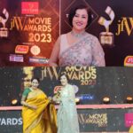 Madhushree Instagram – Thanks you #jfwmovieawards2023 for the best playback female singer for #mallipoo  song.. thanks to the legendary singer #sujathamohan ji.. #sujathamohan  #jfw  #jfwmovieawards2023  #women  #womenempowerment #arrahman  #gautammenon  #silambarasan  #vtk  #thinkmusic  #drisharikganesh  #velsuniversity #music  #tamilsong  #mallipoosong #mallipoolove #mallipoodance #mallipoosongvibe #mallipoovideosong #mallipoomadhushree