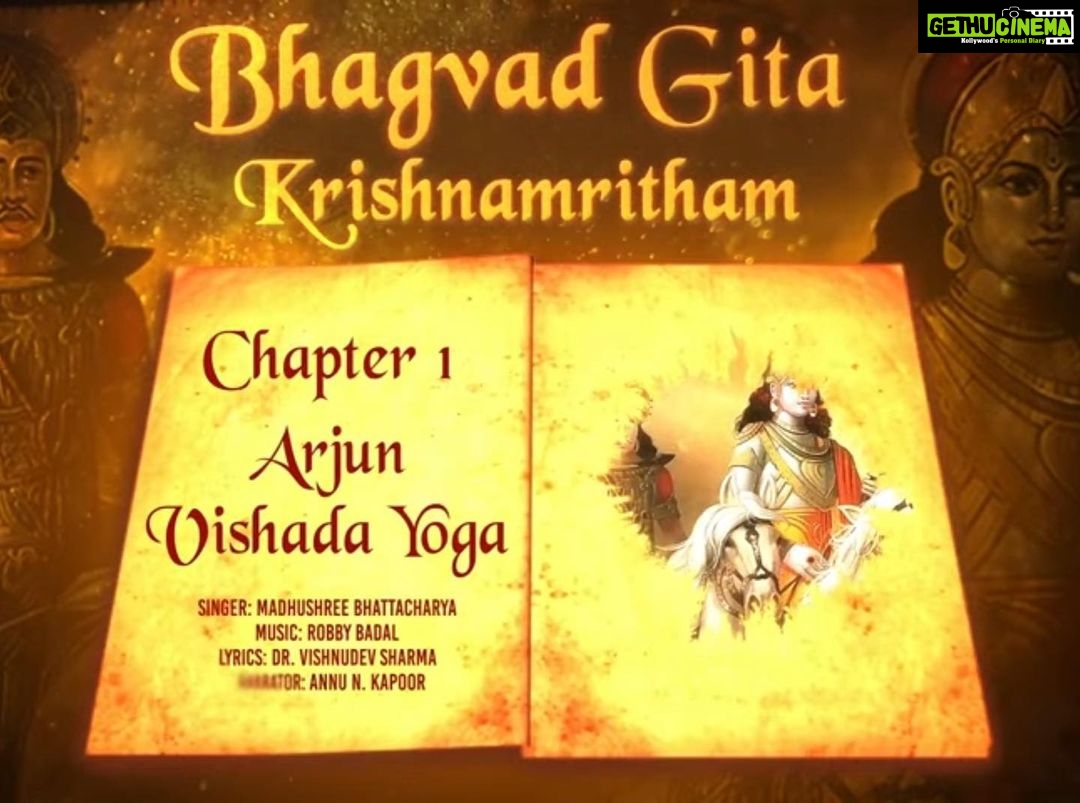 Madhushree Instagram - I feel blessed to sung the #complete #bhagvadgita in #hindi #composition by #robbybadal #narration by #annukapoor . Thanks to #zeemusiccompany . #drvishnudevsharma . #sureshtiwari. https://www.instagram.com/reel/CsYtG71hAui/?igshid=MmJiY2I4NDBkZg==