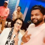 Madhushree Instagram - Recorded a very romantic song #moondrammanithan #ramdev music by DrDevji & venusankar #tamil #song #music #singer #voice #tamilnadu #romantic
