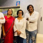Madhushree Instagram - Recorded a very romantic song #moondrammanithan #ramdev music by DrDevji & venusankar #tamil #song #music #singer #voice #tamilnadu #romantic