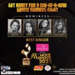 Madhushree Instagram - Thank you #jfw for best female playback singer awards for Mallipoo song . Honoured to got this from the #legengary #singer #sujathamohan ji #mallipoo #vtv #arrahman #tamil #songs #silambarasan #gautammenon #thinkmusic #mallipoomadhushree #mallipoolove #drisharikganesh #mallipoodance #jfwmovieawards2023