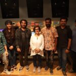 Madhushree Instagram – It was great to work with the young talented artists. Just recorded a #marathi  #song #film #Sajna at #yrf #studio  #abhaychauhan #shashikantdhotre #omkarswaroopa #suhasmunde #preet