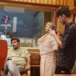 Madhushree Instagram - Yesterday recorded a beautiful romantic song for upcoming project of #director #seemakapoor #musicdirector #alighani #lyrics #nawabarzoo #song #romantic #music #trinitystudio