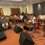 Madhushree Instagram – rehearsal for coming 11th show in Dom NSC. Big band . #skmusicworks  #anupjalota  #jaintemple  #jain