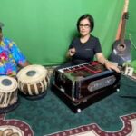 Madhushree Instagram - #mallipoo unplugged #table with #sharafatkhan harmonium #vtk #arrahman #gautammenon #silambarasan #silambarasanstr #siddhiidnani #thamarailyrics #tamil #songs #singing #singer #musician #music #lyrics #mallipoocraze #mallipoosong❤️ #mallipoomagic