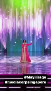 Madhushree Instagram - #mayilirage live performance in #singapore #mediacorp #pradhanavizha2022 #vasantam with very #talented singer #vishnubalaji #arrahman #surya #tamil #vishnubalaji tamilsonglyrics #tamilsongs #mediacorpsingapore #music #singer #song #voice #artist #romantic #love #feelings #singing #imotion #instagram #instagood #instadaily #instalove #instaart