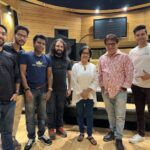 Madhushree Instagram – Yesterday recorded a very melodious duet  with #amitmutreja , music by #sanjayrajgaurinandan  at #krishnaaudio  #aamirshaikh # prashantbeybaar #vijayladekar #shomuseal #waseemkazi  #melodious  #music  #singer