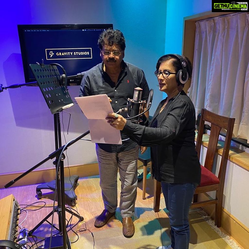 Madhushree Instagram - Recorded 2 songs of the film #loverays . #gratitudestudio #robbybadal #manojkrishna #film #music #singer #song #voice #corras #instagood #instagram #instavoice #instasong #instamood #instamusic #rajapal #anubhavsuman #sayanchakraborty