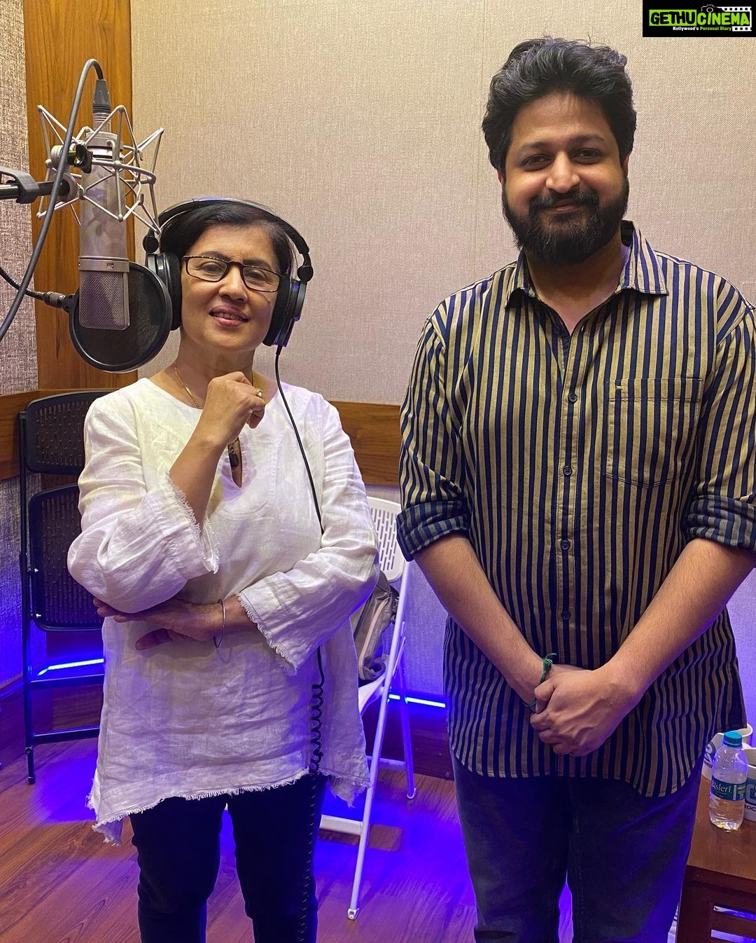 Madhushree Instagram - Yesterday very #auspicious day , #vasantpanchami2023 Recorded a #song for #gvprakash #tamilsongs #abhishekh #