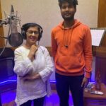 Madhushree Instagram - Yesterday very #auspicious day , #vasantpanchami2023 Recorded a #song for #gvprakash #tamilsongs #abhishekh #