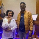 Madhushree Instagram - Yesterday very #auspicious day , #vasantpanchami2023 Recorded a #song for #gvprakash #tamilsongs #abhishekh #