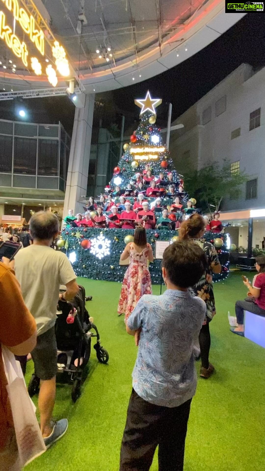 Madhushree Instagram - #capital #kempinski #singing #tree #singapore #precristmas . #music #cristmas #happy #song #musician #enjoylife