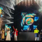 Madhushree Instagram - Some pics of #arrahman show .. #music #song #singer #singing #voice #performer #performance #art #artist