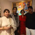 Madhushree Instagram - Yesterday met my childhood friend #ustadrashidkhan at #anupjalotaji ,s success party . #rashidkhan #anupjalota #music ##classicalmusic #classic #songs #singer #vocalist #voice #vocal #sing #instagood #instagood #instamood #insta #instaartist