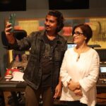 Madhushree Instagram – It was great to work with the young talented artists. Just recorded a #marathi  #song #film #Sajna at #yrf #studio  #abhaychauhan #shashikantdhotre #omkarswaroopa #suhasmunde #preet