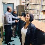 Madhushree Instagram - Today It was a wonderful interaction with #kamalji great environment #vividbharati #akashvaani #mumbai #kamalsharma #zubairkhan #stationdirector #renuchaturvedi