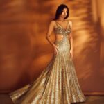 Mahima Makwana Instagram - For @iifa #iifaawards2023 Wearing - @nikhitatandon Accessories- @milsilaccessories Heels - @sana.k.official Styled by - @krishi1606 HMU - @sakbagasramua Photographer- @rohnpingalay W Abu Dhabi – Yas Island