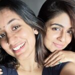 Malavika Wales Instagram - Messing around Chippu🫂 @pournami_mukesh