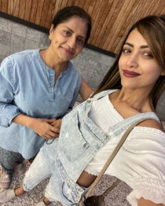 Mamta Mohandas Instagram - Every day is your day… not cuz it just is. 
Cuz you make sure it is… 😄 you even made sure my name is about your love for me 🤭

Here’s to the REAL child of my family.. my light, my best friend, my heart, my everything. Oh.. and Gucci’s too.. Our Mom!
HAPPY MOTHER’s DAY Maa… 

#mothersday #mother #amma #motherslove