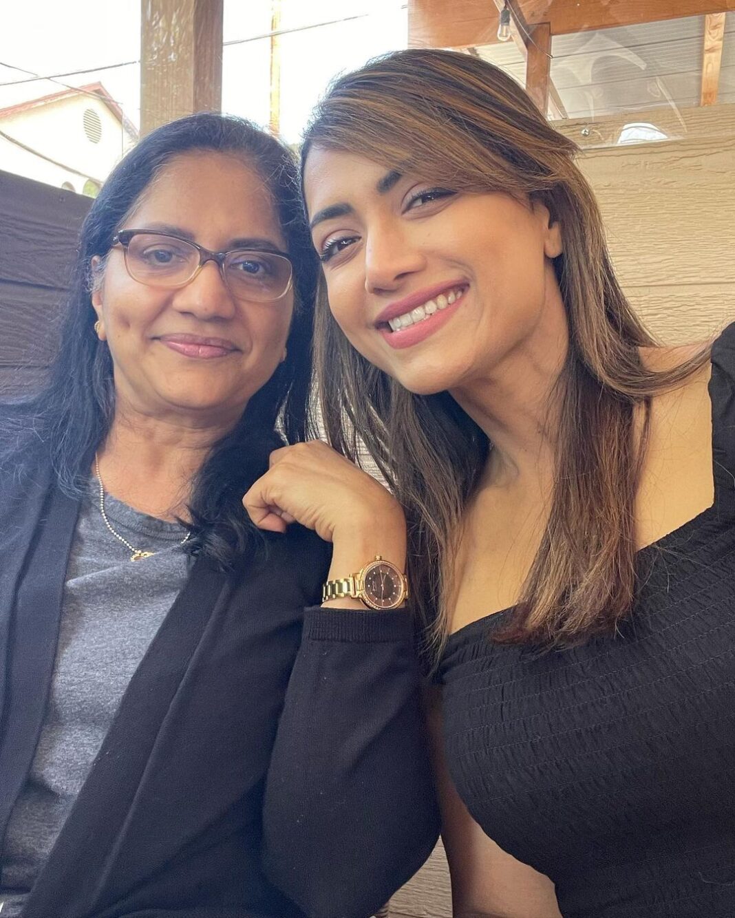 Mamta Mohandas Instagram - Every day is your day… not cuz it just is. Cuz you make sure it is… 😄 you even made sure my name is about your love for me 🤭 Here’s to the REAL child of my family.. my light, my best friend, my heart, my everything. Oh.. and Gucci’s too.. Our Mom! HAPPY MOTHER’s DAY Maa… #mothersday #mother #amma #motherslove