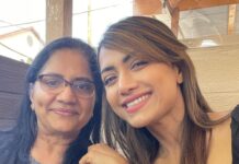 Mamta Mohandas Instagram - Every day is your day… not cuz it just is. Cuz you make sure it is… 😄 you even made sure my name is about your love for me 🤭 Here’s to the REAL child of my family.. my light, my best friend, my heart, my everything. Oh.. and Gucci’s too.. Our Mom! HAPPY MOTHER’s DAY Maa… #mothersday #mother #amma #motherslove