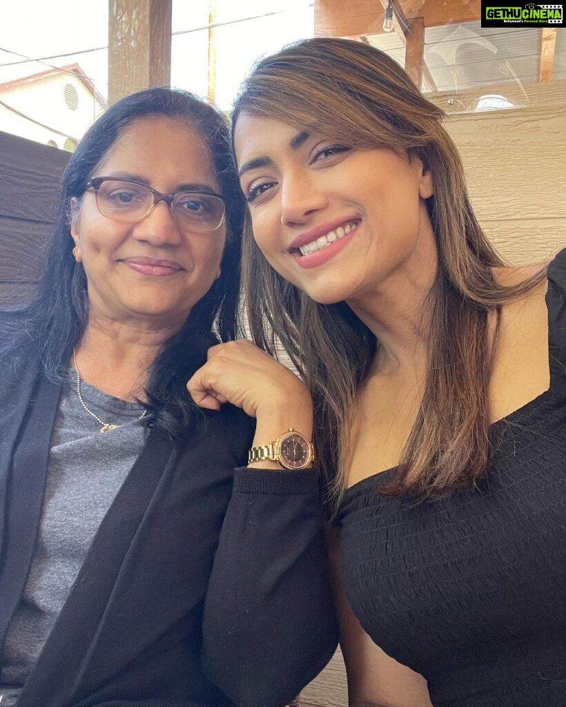 Mamta Mohandas Instagram - Every day is your day… not cuz it just is. Cuz you make sure it is… 😄 you even made sure my name is about your love for me 🤭 Here’s to the REAL child of my family.. my light, my best friend, my heart, my everything. Oh.. and Gucci’s too.. Our Mom! HAPPY MOTHER’s DAY Maa… #mothersday #mother #amma #motherslove