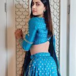 Mamta Mohandas Instagram - Never be afraid to align yourself in a position of power. #sunday #quotes #blue #fashion #desi #friendswedding #bangalore Outfit : @kalyansarees The Ritz-Carlton, Bangalore