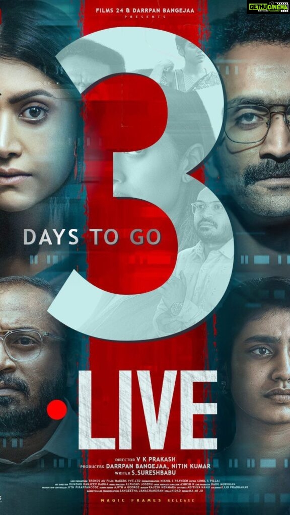 Mamta Mohandas Instagram - 3 days until go we LIVE 🎤 In cinemas from Friday May 26! @livemovieofficial @soubinshahir @mamtamohan @shinetomchacko_official @priya.p.varrier @vkprakash61 @darrpanbangejaa24 @nitink283 @music24records @magicframes2011 @iamlistinstephen @actor_mukundan @iakksita23 @reshmi_soman11 @krishnapraba_momentzz @trendsadfilmmakers @nikhilspraveen @alphonsofficial @ash_krisz @rajeshnenmmara @radhagomaty @liju_prabhakar @nidad_k_n @manu_michael_joseph @sangeetha_janachandran @storiessocialofficial #LiveMovie #SoubinShahir #MamtaMohandas #ShineTomChacko #PriyaVarrier #VKP #VKPrakash #Films24 #DarrpanBangejaa #NitinKumar #MagicFrames #ListinStephen