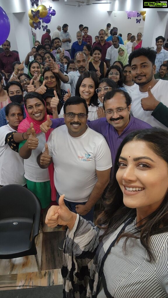 Mamta Mohandas Instagram - ‘Mine against me’ leads to Lupus and(or) other autoimmune disorders. With real heroes of @lupustrustindia who need to strive really hard to make each waking day feel normal… turn the certain unpredictability of each day into a lesser burden.. who need to accept gracefully and remind themselves to slow down because they are aware that they can’t keep up with the rest of the world… Here’s more power to those who live in this uncertainty… to those conquering Lupus… creating awareness of this lesser known condition. Thank you for making me feel ‘belonged’ as part of your family & especially to Dr. Shenoy and Vachas🦋 for being such a support to me as well. #lupus #autoimmune #disorder #bodyfightsitself #createawareness