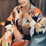 Mamta Mohandas Instagram - The best version of yourself… keeps getting better 🧡🤍🤎 makeup : @surya_ishaan stylist: @laamiya.c.k outfit: @western_lady_ jewelry : @kaya_online_ #fashion #style #casual #attitude #photo #actorslife