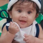 Manali Rathod Instagram - six months already! It’s been the sweetest 6 months ❤️❤️❤️ @amairavarma @vijjithvarma @i_manalirathod #6months baby #myangel