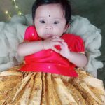 Manali Rathod Instagram – Buttabomma❤

#babygirl #amaira #traditionalbaby #love #baby #smile #buttabomma